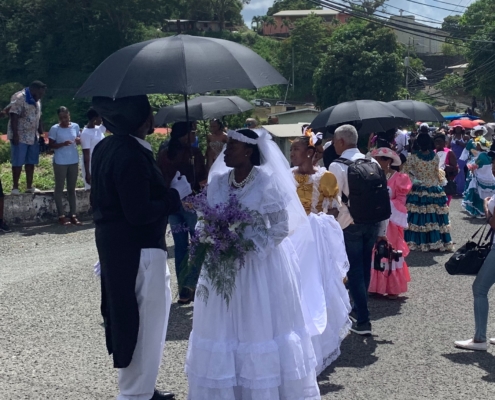 Ole Time Wedding Bride and Groom